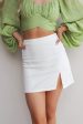 Quinn Denim Skirt - White For Discount